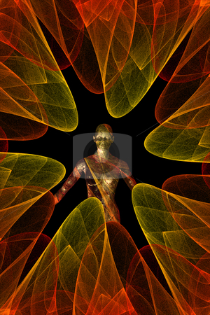 To use this stock image in your creative project, please select the size you need over to the right and click the "Add to Cart" button.
Your downloaded image will come with the Cutcaster watermark removed so don’t worry about the watermark you see on this page. Spiral fractal figure stock photo, Computer generated futuristic abstract illustration. Spiral fractal and female figure. by sirylok