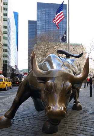 Charging bull Charging bull stock photo, scuplture of the charging bull on Wall Street by Juliane Jacobs