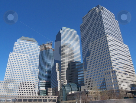 Office building Office building stock photo, modern office buildings rising high in Manhattan by Juliane Jacobs