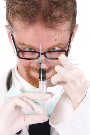 To use this stock image in your creative project, please select the size you need over to the right and click the "Add to Cart" button.
Your downloaded image will come with the Cutcaster watermark removed so don’t worry about the watermark you see on this page. Doctor with injection stock photo, details doctor with injection on white background by vladacanon1