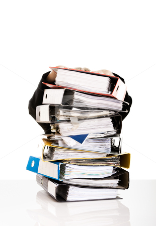 To use this stock image in your creative project, please select the size you need over to the right and click the "Add to Cart" button.
Your downloaded image will come with the Cutcaster watermark removed so don’t worry about the watermark you see on this page. Business Woman Over-Worked stock photo, Business Woman in the office over-worked isolated on white by ikostudio
