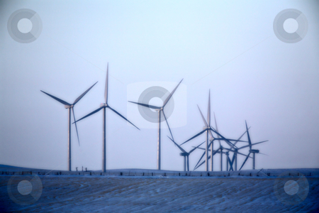 Wind farm near Pincher Creek Alberta Wind farm near Pincher Creek Alberta stock photo, Wind farm near Pincher Creek Alberta by Mark Duffy