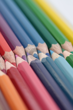 Collection of colorpencils Collection of colorpencils stock photo, A collection of brand new unused colorpencils by Porto Sabbia