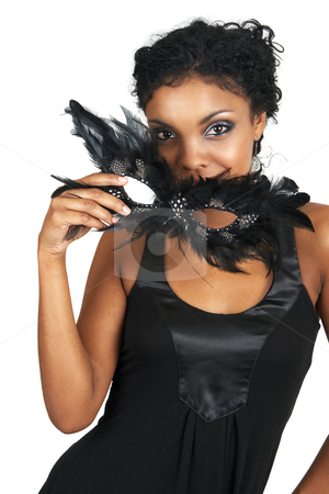 To use this stock image in your creative project, please select the size you need over to the right and click the "Add to Cart" button.
Your downloaded image will come with the Cutcaster watermark removed so don’t worry about the watermark you see on this page. Beautiful brunette woman stock photo, Beautiful brunette woman wearing party clothes and accessories smiling on white background. Not isolated by Elena Weber (nee Talberg)