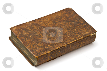 Old book Old book stock photo, Old book isolated on white background by Ingvar Bjork