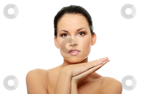 To use this stock image in your creative project, please select the size you need over to the right and click the "Add to Cart" button.
Your downloaded image will come with the Cutcaster watermark removed so don’t worry about the watermark you see on this page. Attractive young caucasian woman stock photo, Attractive young caucasian woman face with perfect skin, isolated on white by Piotr_Marcinski