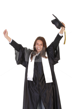 To use this stock image in your creative project, please select the size you need over to the right and click the "Add to Cart" button.
Your downloaded image will come with the Cutcaster watermark removed so don’t worry about the watermark you see on this page. Happy graduation a young woman stock photo, happy graduation a young woman on white background by vladacanon1
