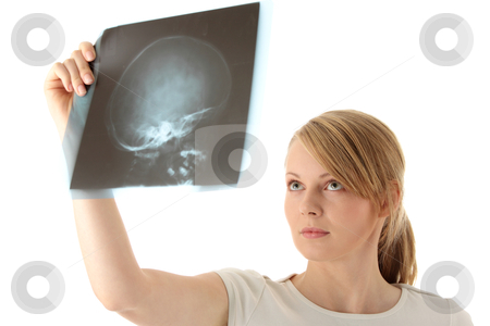 To use this stock image in your creative project, please select the size you need over to the right and click the "Add to Cart" button.
Your downloaded image will come with the Cutcaster watermark removed so don’t worry about the watermark you see on this page. X-ray photo scan stock photo, Female doctor examining a haed x-ray photo scan. Isolated on white
by Piotr_Marcinski