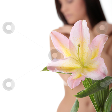 To use this stock image in your creative project, please select the size you need over to the right and click the "Add to Cart" button.
Your downloaded image will come with the Cutcaster watermark removed so don’t worry about the watermark you see on this page. Young woman with lily stock photo, Beautiful young woman with lily flower. Isolated by Piotr_Marcinski