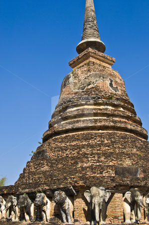 Wat Chang Lom Wat Chang Lom stock photo, ruin of the temple Wat Chang Lom in Sukhothai by Juliane Jacobs