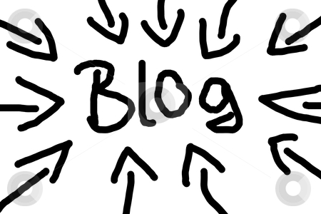 Blog Blog stock photo, internet web blog illustration showing rss concept by Gunnar Pippel