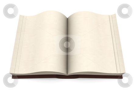 Antique Book Antique Book stock photo, An antique Book. 3D rendered Illustration. Isolated on white. by Michael Osterrieder