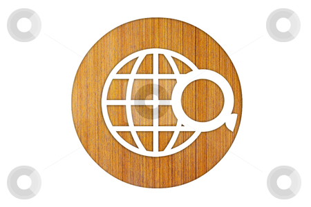 Icon Search wood Icon Search wood stock photo, icon Search wood by rufous