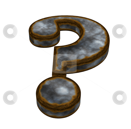 To use this stock image in your creative project, please select the size you need over to the right and click the "Add to Cart" button.
Your downloaded image will come with the Cutcaster watermark removed so don’t worry about the watermark you see on this page. Rusty question mark stock photo, rusty question mark on white background - 3d illustration by J?