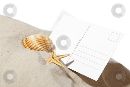 To use this stock image in your creative project, please select the size you need over to the right and click the "Add to Cart" button.
Your downloaded image will come with the Cutcaster watermark removed so don’t worry about the watermark you see on this page. Beach concept with pile of sand and a blank card stock photo, beach concept with seashell ,starfish and a blank card with copy-space.Focus on card by twixx
