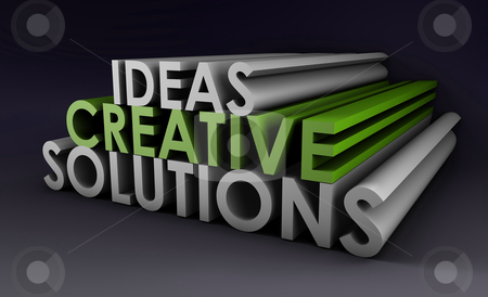 Creative Ideas and Solutions Creative Ideas and Solutions stock photo, Creative Ideas and Solutions as 3d Illustration by Kheng Ho Toh