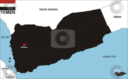 yemen map flag. #801017464 Yemen Map