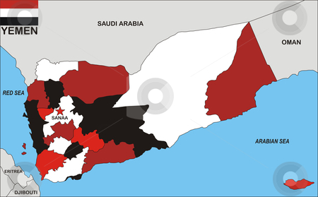 yemen map flag. #801017466 Yemen Map