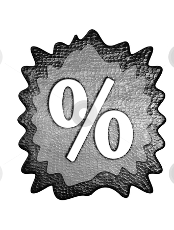 3d metal procent mark 3d metal procent mark stock photo, 3d metal procent mark by mg1408