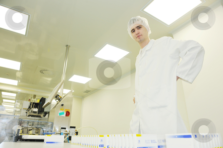 Medical factory and production indoor Medical factory and production indoor stock photo, medical pills industry factory and production indoor by Benis Arapovic