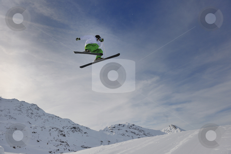 To use this stock image in your creative project, please select the size you need over to the right and click the "Add to Cart" button.
Your downloaded image will come with the Cutcaster watermark removed so don’t worry about the watermark you see on this page. Happy young man have fun at winter on mountain peak stock photo, happy young man have fun at mountain peak on winter season with beautiful sunset by Benis Arapovic