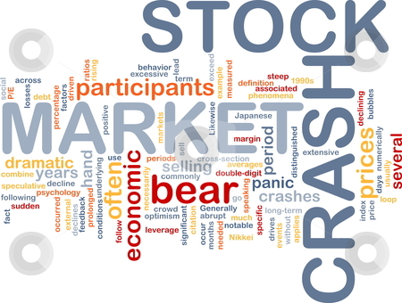 stock market crashes. #801038719 Stock market crash