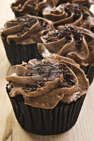 To use this stock image in your creative project, please select the size you need over to the right and click the "Add to Cart" button.
Your downloaded image will come with the Cutcaster watermark removed so don’t worry about the watermark you see on this page. Lovely fresh chocolate cupcakes - very shallow depth of field stock photo, Lovely fresh chocolate cupcakes - very shallow depth of field by tish1