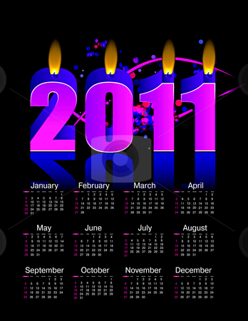 To use this stock image in your creative project, please select the size you need over to the right and click the "Add to Cart" button.
Your downloaded image will come with the Cutcaster watermark removed so don’t worry about the watermark you see on this page. Burning candles 2011 calendar stock photo, Burning candles 2011 calendar by sermax55