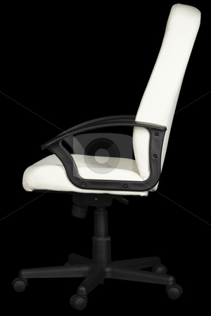 Black And White Office Chair. White leather office chair