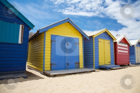 To use this stock image in your creative project, please select the size you need over to the right and click the "Add to Cart" button.
Your downloaded image will come with the Cutcaster watermark removed so don’t worry about the watermark you see on this page. Colorful beach huts in Australia stock photo, Colorful beach huts at Brighton Beach near Melbourne, Australia by instinia