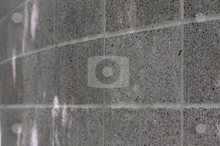 Curved Concrete Wall Curved Concrete Wall stock photo, Curved gray close up of a concrete block wall by bobkeenan