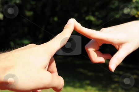 To use this stock image in your creative project, please select the size you need over to the right and click the "Add to Cart" button.
Your downloaded image will come with the Cutcaster watermark removed so don’t worry about the watermark you see on this page. Love stock photo, love concept with hands fingers and copyspace in nature by Gunnar Pippel