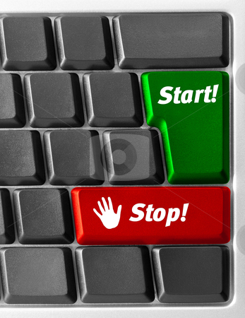To use this stock image in your creative project, please select the size you need over to the right and click the "Add to Cart" button.
Your downloaded image will come with the Cutcaster watermark removed so don’t worry about the watermark you see on this page. Computer keyboard with "Start" and "Stop" key stock photo, Close-up of Computer keyboard with "Start" and "Stop" key by olinchuk