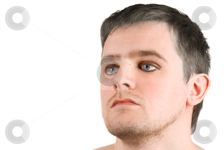 Gothic man Gothic man stock photo, Portrait of a gothic man on a white background
by olinchuk
