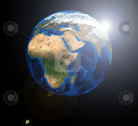 Africa on the Earth planet Africa on the Earth planet stock photo, Africa on the Earth planet. Data source: Nasa by olinchuk
