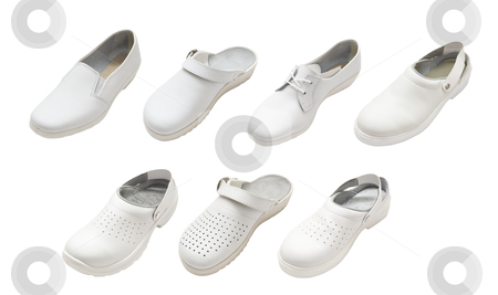 To use this stock image in your creative project, please select the size you need over to the right and click the "Add to Cart" button.
Your downloaded image will come with the Cutcaster watermark removed so don’t worry about the watermark you see on this page. Medical slippers stock photo, Medical slippers sets isolated on white background by olinchuk