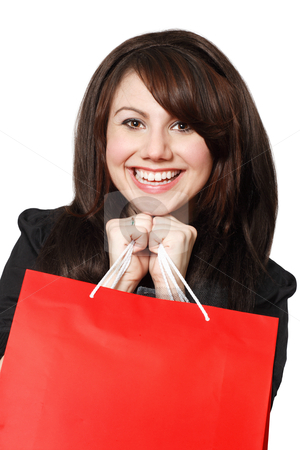 To use this stock image in your creative project, please select the size you need over to the right and click the "Add to Cart" button.
Your downloaded image will come with the Cutcaster watermark removed so don’t worry about the watermark you see on this page. Shopping excitement stock photo, An crazy happy shopping girl holding bags and filled with glee.
by © Ron Sumners