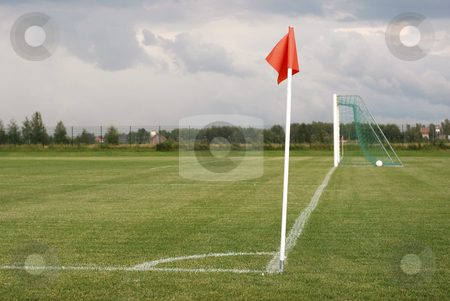 To use this stock image in your creative project, please select the size you need over to the right and click the "Add to Cart" button.
Your downloaded image will come with the Cutcaster watermark removed so don’t worry about the watermark you see on this page. Soccer field stock photo, soccer field by makrofoto
