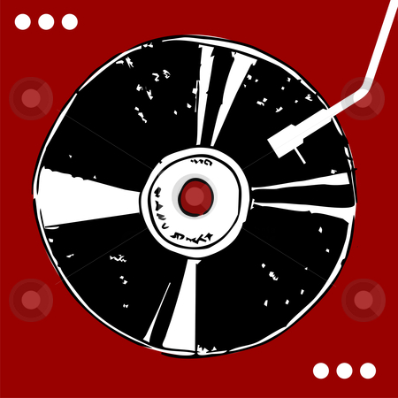 To use this stock image in your creative project, please select the size you need over to the right and click the "Add to Cart" button.
Your downloaded image will come with the Cutcaster watermark removed so don’t worry about the watermark you see on this page. Vinyl disc on red background. stock photo, Vinyl disc on red background with white dots. Retro style. Vector available by Cienpies Design