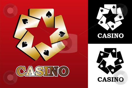 To use this stock image in your creative project, please select the size you need over to the right and click the "Add to Cart" button.
Your downloaded image will come with the Cutcaster watermark removed so don’t worry about the watermark you see on this page. Casino logo stock photo, Four aces. Casino Poker Cards on black background. Vector available by Cienpies Design