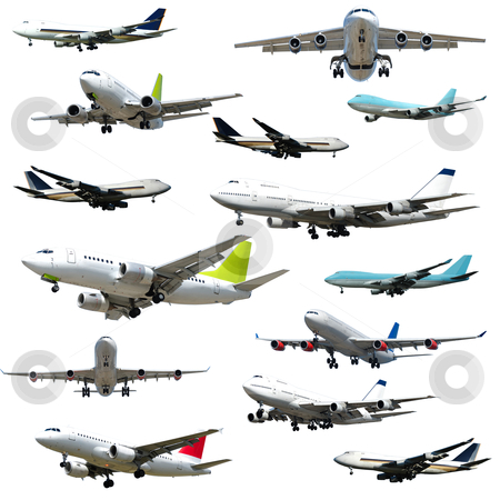 To use this stock image in your creative project, please select the size you need over to the right and click the "Add to Cart" button.
Your downloaded image will come with the Cutcaster watermark removed so don’t worry about the watermark you see on this page. Plane collection. High resolution stock photo, Collection with many planes on a clean white background. 5000 x 5000 pixels by Lars Christensen