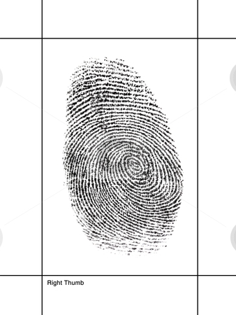 To use this stock image in your creative project, please select the size you need over to the right and click the "Add to Cart" button.
Your downloaded image will come with the Cutcaster watermark removed so don’t worry about the watermark you see on this page. Finger Print stock photo, A finger print isolated against a white background by Kitch Bain