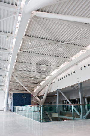 To use this stock image in your creative project, please select the size you need over to the right and click the "Add to Cart" button.
Your downloaded image will come with the Cutcaster watermark removed so don’t worry about the watermark you see on this page. New Bucharest Airport - 2011 stock photo, New euro60 million (US$84 million) second terminal at the capital's main airport by Perseomedusa