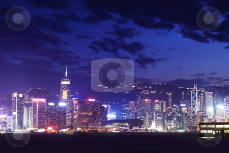 Hong Kong at night Hong Kong at night stock photo, Hong Kong at night by Keng po Leung