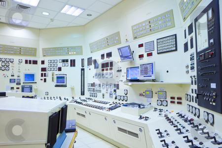 Power Station Control Room interior Power Station Control Room interior stock photo, The control room of a power generation plant by Dmitry Pistrov