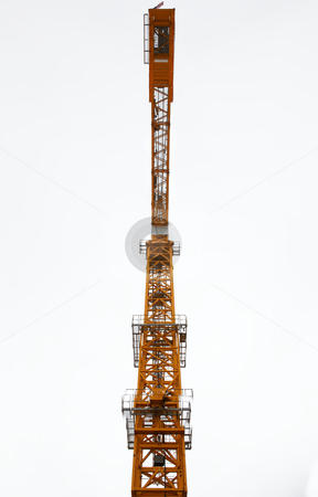 To use this stock image in your creative project, please select the size you need over to the right and click the "Add to Cart" button.
Your downloaded image will come with the Cutcaster watermark removed so don’t worry about the watermark you see on this page. Top of City Crane looking up stock photo, Orange painted city construction tower crane from the base looking up by bobkeenan