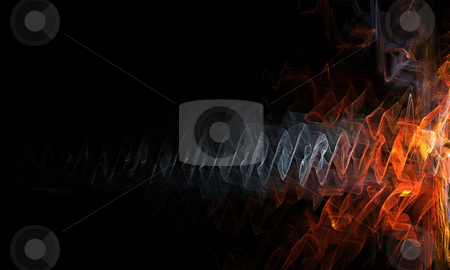 To use this stock image in your creative project, please select the size you need over to the right and click the "Add to Cart" button.
Your downloaded image will come with the Cutcaster watermark removed so don’t worry about the watermark you see on this page. Abstract stock photo, Abstract fire or sound wave design by Cora Reed