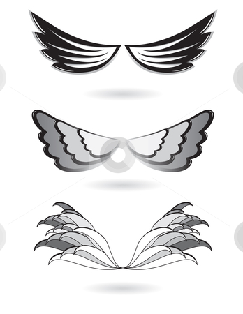 To use this stock image in your creative project, please select the size you need over to the right and click the "Add to Cart" button.
Your downloaded image will come with the Cutcaster watermark removed so don’t worry about the watermark you see on this page. Set of angel wings stock photo, Set of angel wings. Illustration on white background. by dvarg