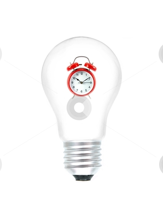 Light Bulb Light Bulb stock photo, A light bulb isolated against a white background by Kitch Bain