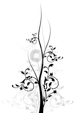 Floral Background Floral Background stock photo, Abstract background with floral elements, digital artwork by Vadym Nechyporenko